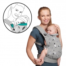 Кенгуру Kinderkraft Milo Grey